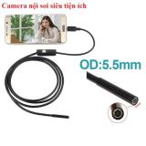 Camera nội soi đường kính siêu nhỏ 5.5mm - dài 5m dùng cho điện thoại Android và Máy tính
