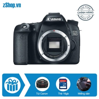 Canon EOS 70D 20.2MP Body (Đen) - Chính hãng Lê Bảo Minh + Tặng khoá học nhiếp ảnh EOS +...
