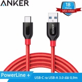 Cáp anker powerline+ usb-c to usb 3.0 nylon 0,9m - phụ kiện vàng