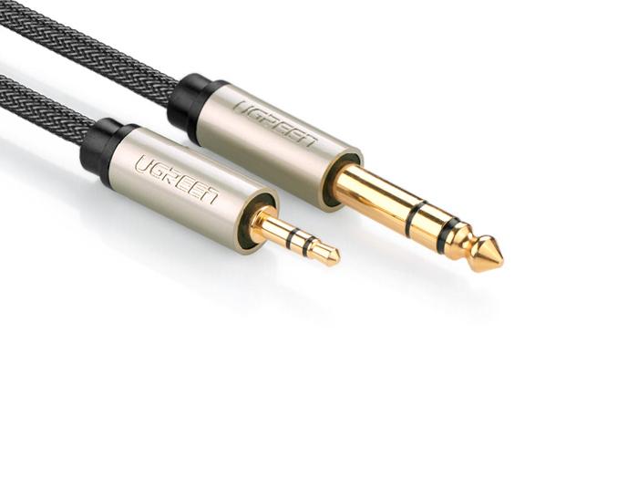 Cáp audio 3.5mm sang 6.5mm 5m ugreen 10630