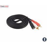 Cáp audio jack 3.5mm to 2 rca av