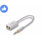 Cáp chia 2 đầu 3.5mm 25cm ugreen 10738