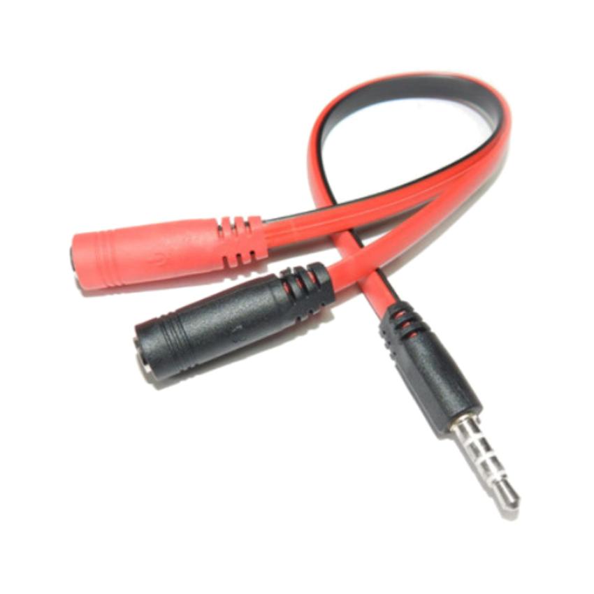 Hình ảnh Cáp chia Audio 3.5mm ra Mic và Loa CAP 001 - 7A4V