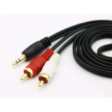 Cáp chuyển đổi từ cổng âm thanh jack 3.5mm sang AV 2 RCA hoa sen