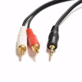 Cáp chuyển đổi từ cổng âm thanh jack 3.5mm sang AV 2 RCA hoa sen dài 3 mét
