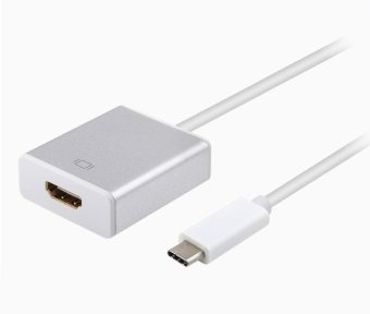 Cáp chuyển đổi USB Type-C sang HDMI cho Macbook chuẩn USB 3.1 (Trắng)  