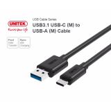 Cáp chuyển đổi usb type c sang usb 3.0 unitek y-c474bk