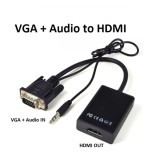 Cáp chuyển đổi vga sang hdmi có audio - vga to hdmi