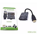Cáp chuyển hdmi sang vga 25cm king-master ky-h121b