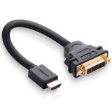 Cáp chuyển hdmi to dvi 24+5 đầu âm dài 15cm ugreen 20136