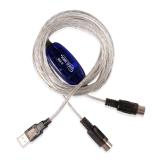 Cáp chuyển midi sang usb z-tek ze402a