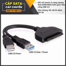 Giá Sốc Cáp chuyển Sata to USB 3.0 ( Đen)  