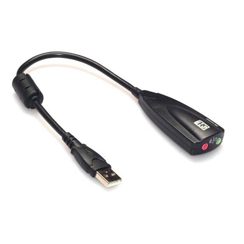 Bảng giá Cáp chuyển USB sound sang âm thanh 3D 7.1 (Đen) Phong Vũ