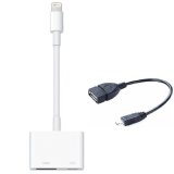 Cáp đầu chuyển hdmi cho iphone 5 5s 6 6 plus 7 ipad và tặng cáp otg