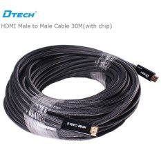 Cáp hdmi 30m dtech dt-6630c chuẩn full hd 4k - nhất tín computer