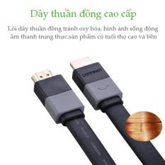 Cáp hdmi dẹt 1.4 thuần đồng dài 3m ugreen hd120 30111