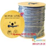 Cáp mạng super link cat5e ftp+2c