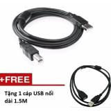 Cáp máy in cổng usb dài 3m chống nhiễu tặng cáp usb nối dài 1.5m