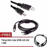 [HCM]Cáp máy in cổng USB dài 5M chống nhiễu Tặng cáp USB nối dài 1.5M