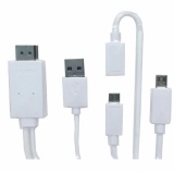 Cáp MHL kết nối từ smartphone android ra cổng HDMI cho tivi, máy chiếu