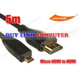 Cáp Micro HDMI 5m YellowKnife xuất từ điện thoại ra Tivi