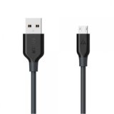 Cáp micro USB powerline 0.3m (Xám) - Hàng Nhập Khẩu