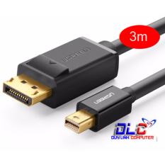 Địa Chỉ Bán Cáp Mini Displayport to Displayport 3M UGREEN 10434 mạ vàng , hỗ trợ 4K 2K  