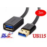 Cáp nối dài usb 3.0 3m ugreen us115 30127 mạ vàng cao cấp