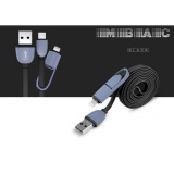 Cáp sạc 2in1 cho iphone567 & android - mbac
