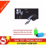 Cáp sạc 2in1 cho iPhone567 & android + Tặng kèm Đậu đọc thẻ nhớ