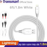 Cáp sạc bọc nylon TRONSMART LTA MFi Lightning dài 1.8m cho iPhone iPad - Hãng phân phối chính thức