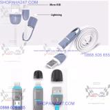 Cáp sạc đa năng dây rút 2 in 1