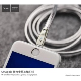 Cáp sạc HOCO U9 cho Iphone, Ipad. Dây đẹp, chống đứt. Chân cắm Hợp kim kẽm, có đèn báo khi sạc