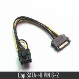 Cáp SATA sang 8 PIN, loại có thể tách thành 6 Pin-20Cm