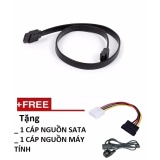 [HCM]Cáp tín hiệu ổ cứng Sata Tặng cáp nguồn satacáp nguồn máy tính