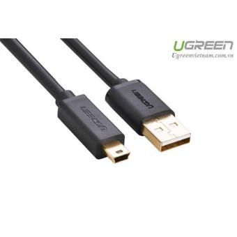 Cáp USB 2.0 to USB Mini 1m mạ vàng Ugreen 10355 Chính hãng  