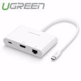 Cáp usb-c to hdmi + lan + usb/usb-c 30440
