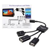 Cáp usb otg 3 trong 1