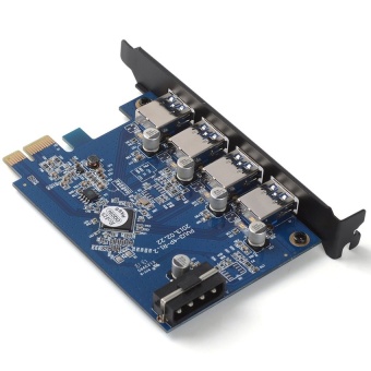 Card chuyển đổi PCI-Express 7 Port USB 3.0 cho máy tính bàn ORICO PVU3-502U (Đen)  