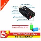 Card sound âm thanh 3D Taiwan 7.1 + Tặng kèm Đầu đọc thẻ nhớ