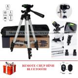 ⚡⚡ chân đế chụp hình tripod 3110 + tặng 1 remote shutter chụp hình bluetooth funo
