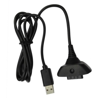 CHEER New USB Play&Charger Charge Cable Adapter For Xbox 360 Controller black - intl  