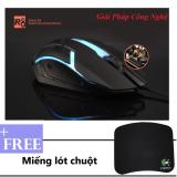 Chuột chơi game r8 -1632 led nhiều màu + tặng miếng lót chuột