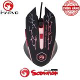 Chuột chuyên game 6d marvo m110 đèn led nhiều màu cổng usb - 2000 dpi .