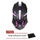 [HCM]Chuột game thủ phong cách mới có LED nhiều màu PGH- 450(đen) + tặng bàn di chuột cao cấp ( đen)