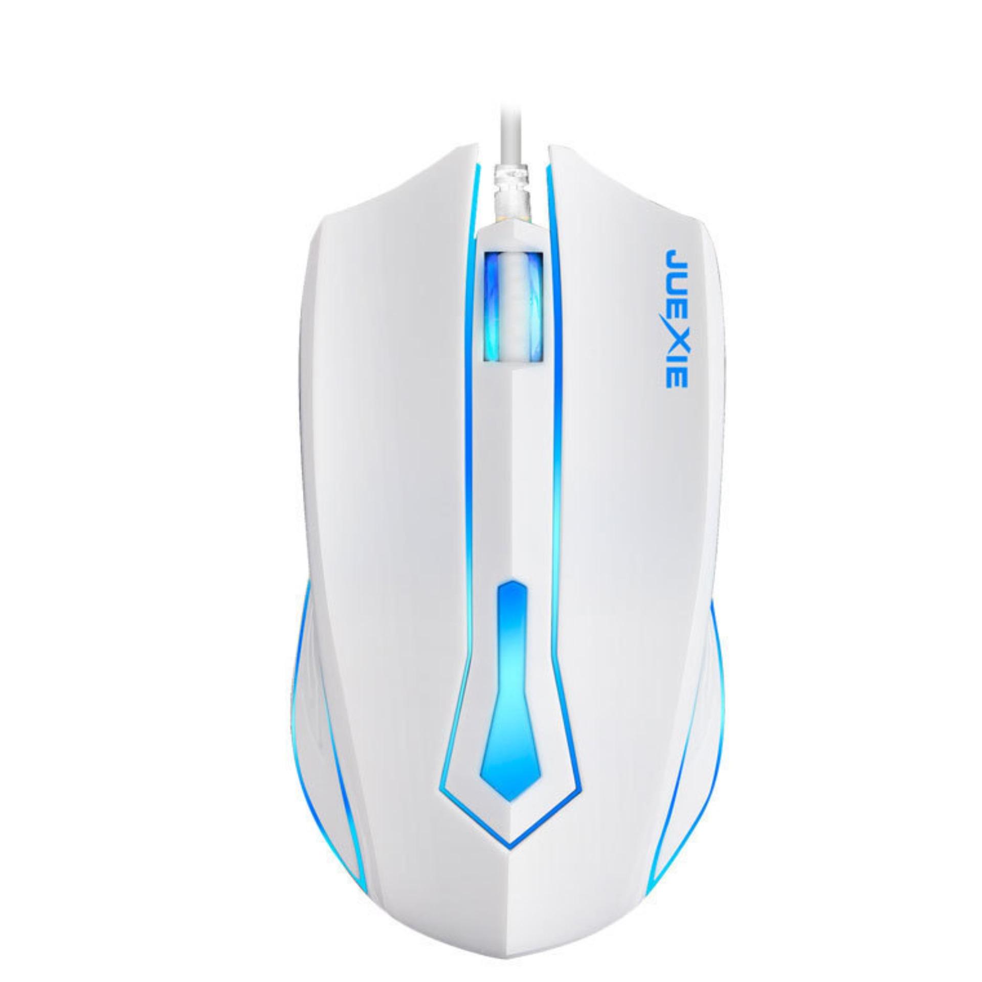 Chuột máy tính, chuột quang có dây DX7 (màu trắng)