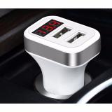 Cốc sạc trên oto 2 cổng usb