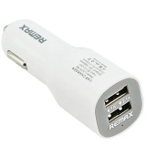 Cốc sạc xe hơi 2 cổng USB Remax - Hàng nhập khẩu