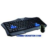 Combo bàn phím +chuột boston x168 hãng