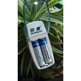 Combo Bộ Sạc Pin đa năng Doublepow DP-D01 (sạc pin 9V, pin tiểu AA, pin đũa AAA ) Tặng kèm 2Pin AA 1200mAh